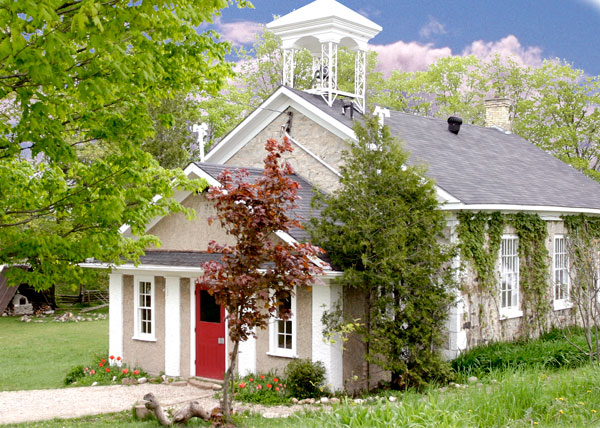The original Edge Hill schoolhouse